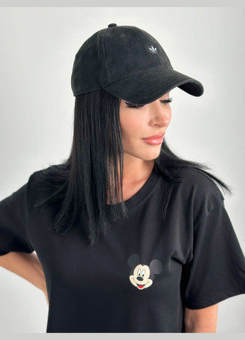 Чорна літня жіноча футболка з принтом Fashion Girl Disney