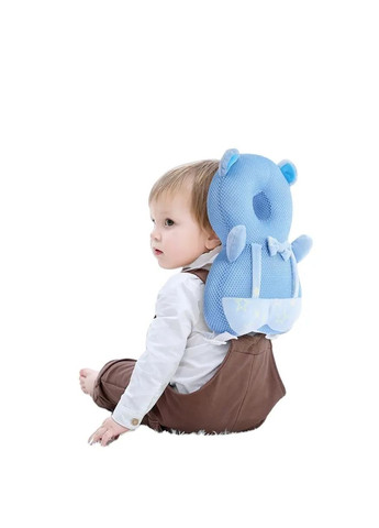 Защитная подушка Мишка для головы и спины малыша (голубая) Mommy Bag (280941868)