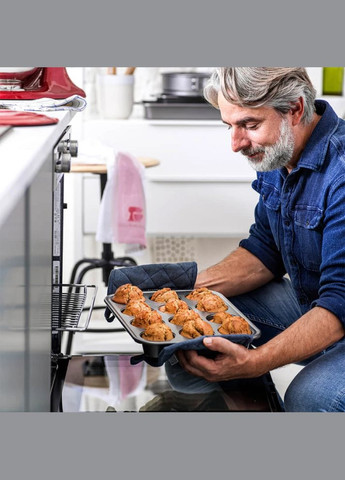 Форма для випічки мафінів Aluminized Bakeware на 12 шт. 40,7×28×4 см CC003296-001 KitchenAid (316468646)