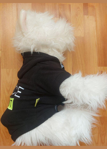 Толстовка для собак на липучке Pet Style "Polis" Черная XS No Brand - (323233298)