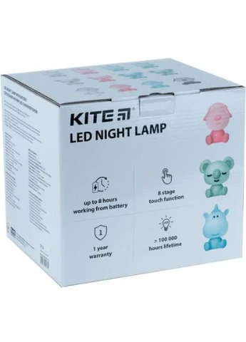 Світильник-нічник LED з акумулятором Koala, зелений Kite (369787263)