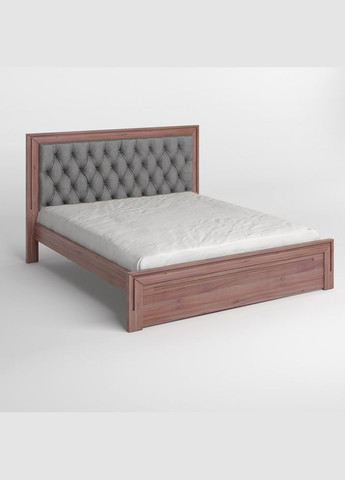 Односпальная деревянная кровать Торонто Т3/Аляска 93 (серый) 90х200 см (MBG-8020) Mebigrand (366087074)