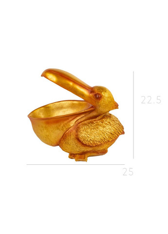 Ваза ключница декоративная Пеликан 25х22,5 см 1626-011 No Brand (367837518)