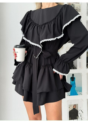 Чорна сукня, колір чорний Fashion