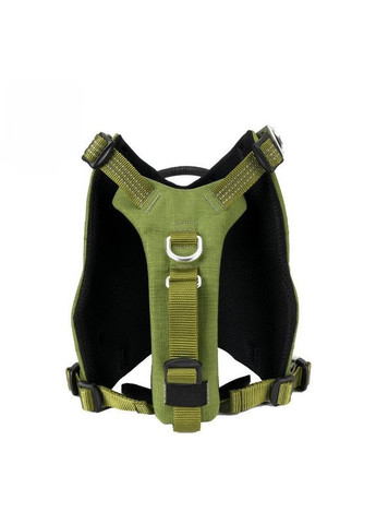 Шлейка для собак TLB2251 светоотражающая, из водонепроницаемой ткани Cordura, регулируемая, S Оливковый Truelove (373444103)