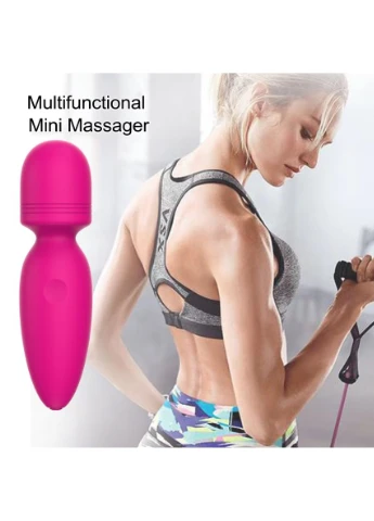 Мини-вибратор микрофон розовый Amy 10 режимов вибрации Every Night Toys (382842835)