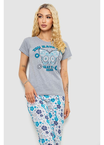 Серая всесезон пижама женская,, 243r2528 Ager