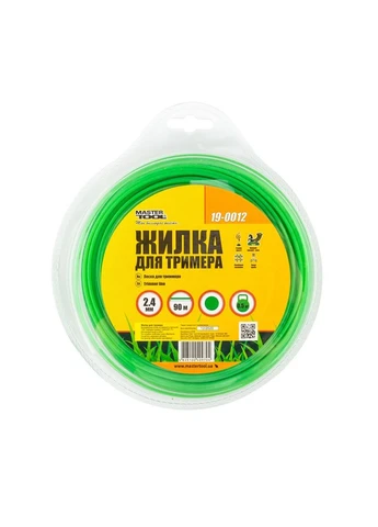 Жилка для тримера КРУГ 2.40 мм 90 м блістер 19-0012 Mastertool (364120698)