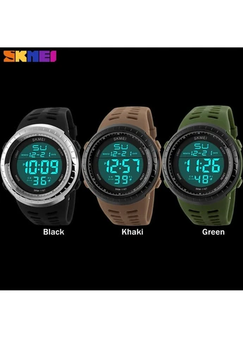 Спортивные часы 1167 черные Skmei (313653902)