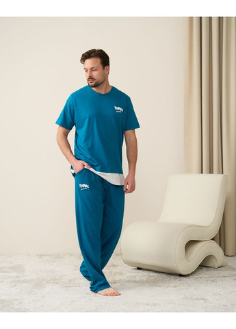 Мужской комплект со штанами Plus Size Tom John (365720474)