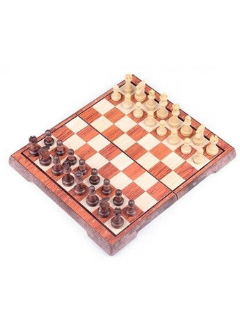 Настольная игра "Магнитные шахматы" Chess magnetic wood-plastic 3520L 2 мешочка для фигур UB (308214605)