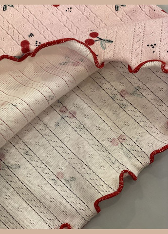 Рожева всесезон легенька піжамка з коротким рукавом для дівчинки Mevis