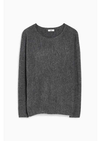 Сірий демісезонний светр в складі з вовною C&A