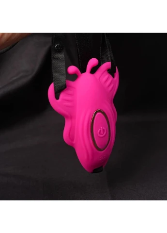 Силіконовий Smart вібратор-трусики LoveSpouse Panties безшумний з ремінцями 9 режимів Фіолетовий No Brand (382799963)