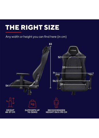 Кресло GXT 714 Ruya Black (24908) Trust (338188405)