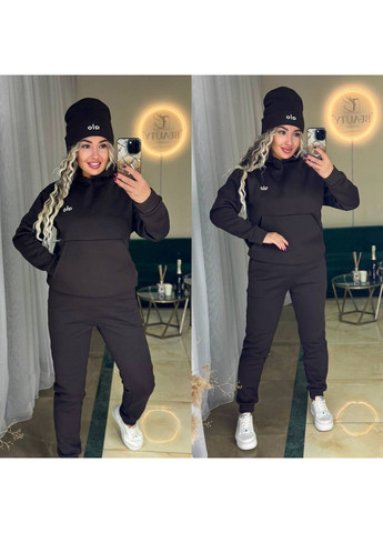 Костюм OLA трійка теплий,трьохнитка на флісі люкс,худі,штани та шапка Україна (366266777)
