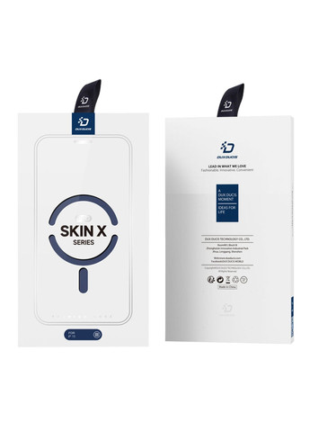 Чохол-книжка Skin X Pro with MagSafe для iPhone 15 Blue Dux Ducis Apple iPhone 15 2023 (335874238)