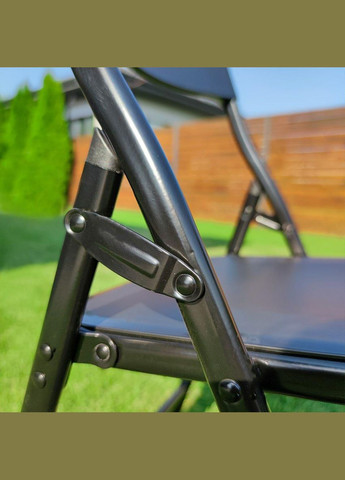 Складной стілець 46*42,5*86см чорний (3DPanda-1611) Sticker Wall (323154732)