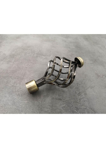 Карниз Арезо гладка штанга подвійний відкритий 25/19 мм 400 см Антик Quadrum (352782106)