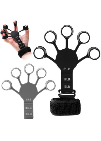Силіконовий еспандер тренажер для пальців No Brand (303777019)