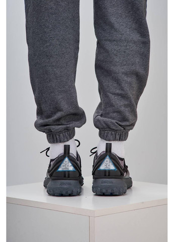 Чорні Осінні кросівки чоловічі nike acg mountain fly low black blue найк асж маунс флай No Brand