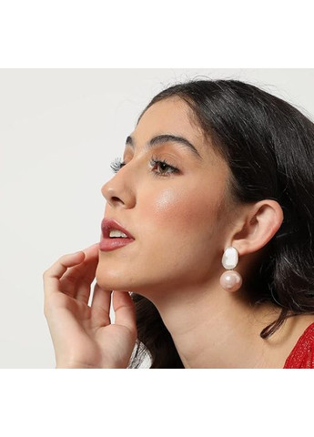 Сережки біжутерія Перлинка нюд No Brand (361080988)