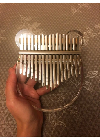 Калимба Из Акрила. Прозрачная Калимба Bear, Тон С. Калимба На 17 Язычков. Kalimba С Цельным Резонатором Seli No Brand (392716850)