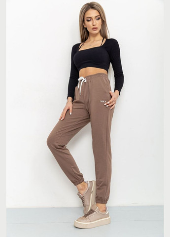 Спорт штани жіночі двонитка, колір мокко, Ager (292130943)