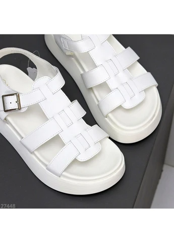 Білі босоніжки No Brand (395445727)