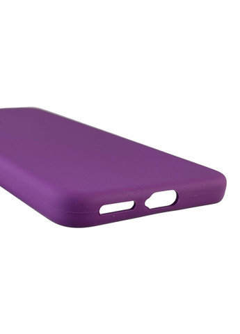 Чехол для Redmi Note 12 Pro 4G силиконовый с микрофиброй на сяоми редми нот 12 про 4г фиолетовый Xiaomi (366388604)