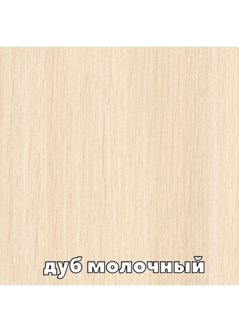 Шафа-купе дводверна 200*45*230 см Дуб молочний 2 двері ДСП + Дзеркало Алекса (360459574)