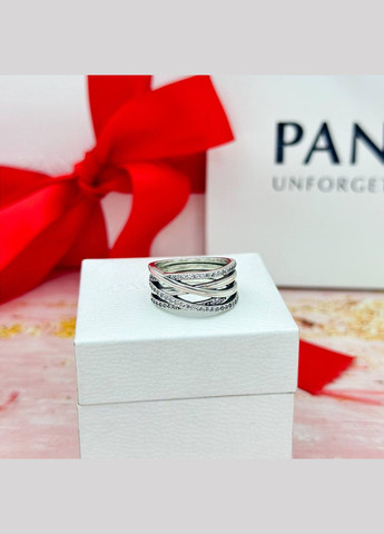 Серебряное кольцо Светящиеся линии No Brand (332055419)