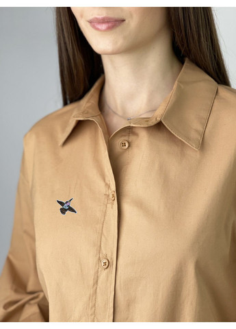 Горчичная рубашка с рисунком H&M