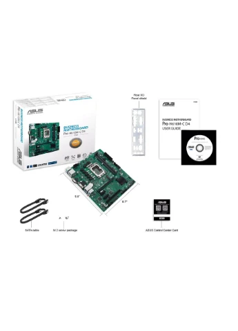 Материнcька плата PRO H610M-C D4-CSM s1700 H610 2xDDR4 M.2 HDMI D-Sub mATX (90MB1A30-M0EAYC) Asus (396260093)