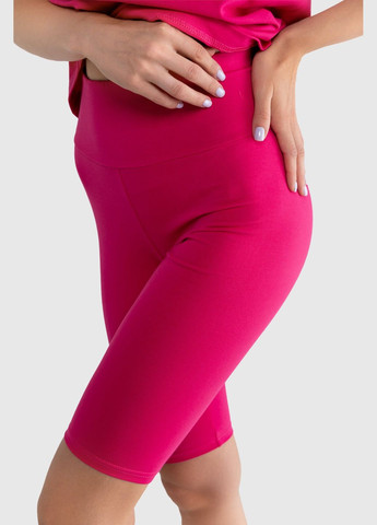 Костюм однотонный женский CTM WBC02312 футболка + шорты Малиновый shop (2000989912385) LAWA (339042070)