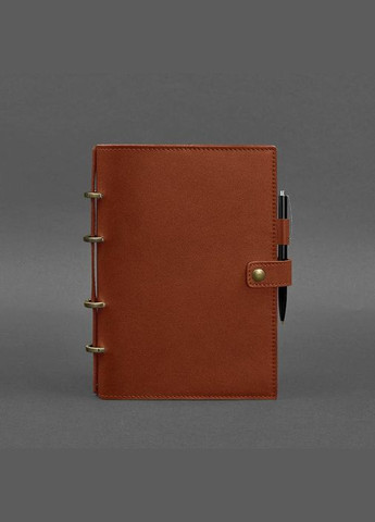 Кожаный блокнот с датированным блоком (Софт-бук) 9.1 светло-коричневый (A-027487) BlankNote (328961476)