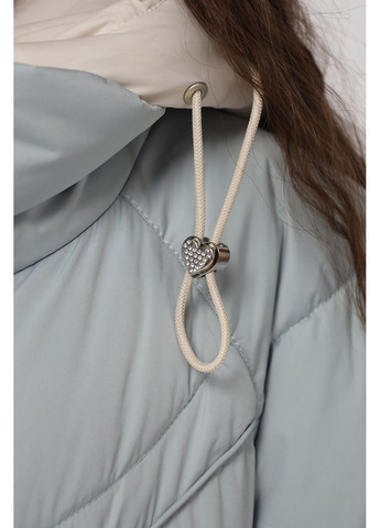 Голубая зимняя куртка для девочки цвет голубой cb-00280231 Yuki