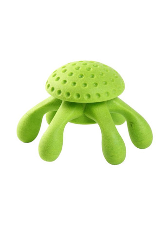Игрушка для собак Осьминог 12 см, зеленая, термопластичная резина. Kiwi Walker (292257700)