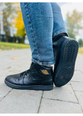 КРОССОВКИ ЖЕНСКИЕ NIKE AIR JORDAN 1 RETR НАЙК АИР ДЖОРДАН No Brand комбинированные демисезоны (392023061)
