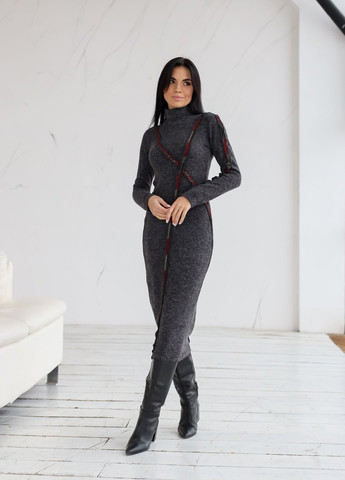 Серое платье Solh