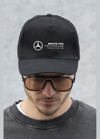 Кепка бейсболка тракер з принтом AMG Black Without (341086877)