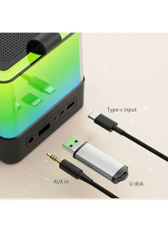 Портативная Bluetooth колонка-караоке с двумя микрофонами Wi-Fi Grant (371357957)