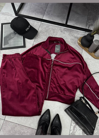 Костюм велюровый Турция,брюки и кофта с вышивкой на спине No Brand (341094438)