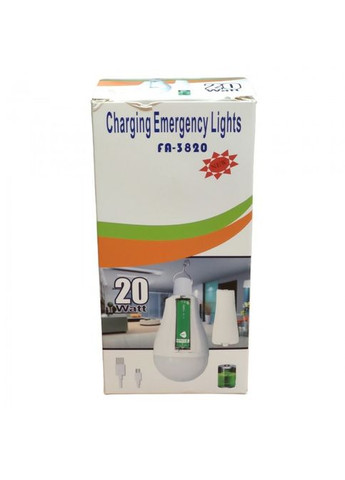 Лампочка з акумулятором 2х18650 micro usb 5v BL FA 3820 енергоощадна No Brand (323486366)