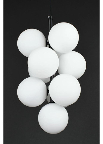 Люстра подвесная на 10 лампочек 27828 Черный 50-200х28х28 см. Sunnysky (324396393)