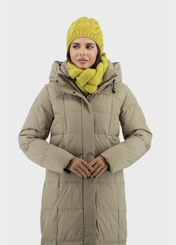 Оливковый зимний Пуховик No Brand