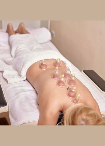 Вакуумні масажні банки для тіла (китайські/атницелюлітні банки) 24 шт з помпою (P-5907739319913) 4FIZJO (301733314)