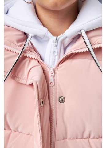 Розовая зимняя куртка зимняя пуховая для девочки Tair Kids