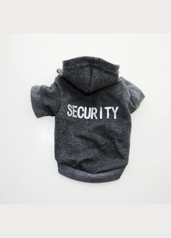 Тонкое худи для котов и кошек Pet Style "Security" Серая XS No Brand - (323236019)