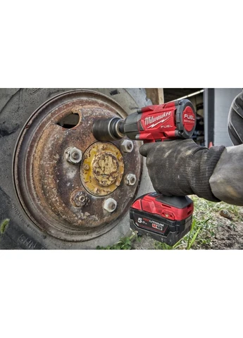 Гайковерт акумуляторний безщітковий 1/2'', M18 FMTIW2F12-0Х, 881Нм, з кільцем (каркас, кліпса для реміня, HDкейс) Milwaukee (389571915)